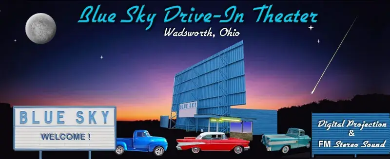 Blue Sky Drive-In Theater in Wadsworth, OH