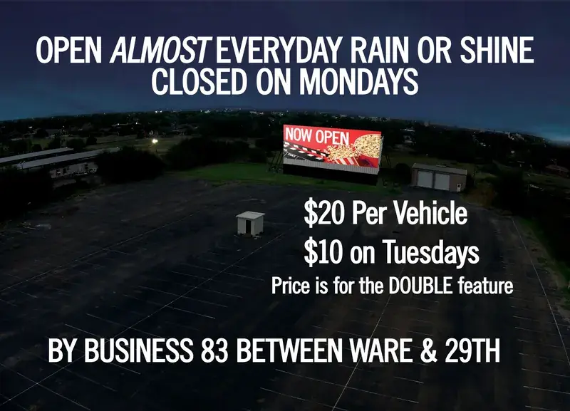 Valley's Drive-In Theater in McAllen, TX