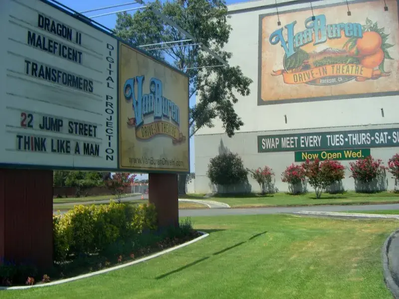 Van Buren Drive-In Theatre and Swap Meet in Riverside, CA